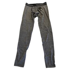 12-68 SAXX Men's NWT Underwear Base Layer Gray Merino Wool Spandex Medium